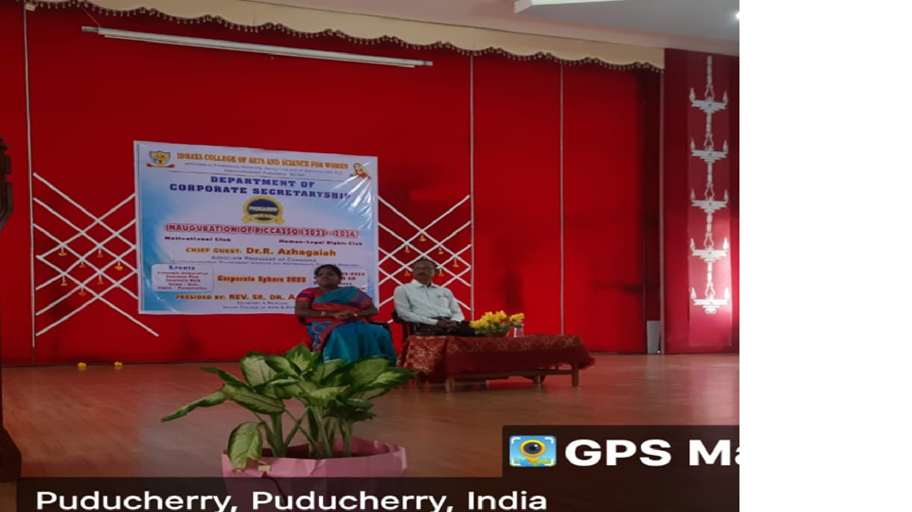 DEPARTMENT ASSOCIATION INAUGURATION