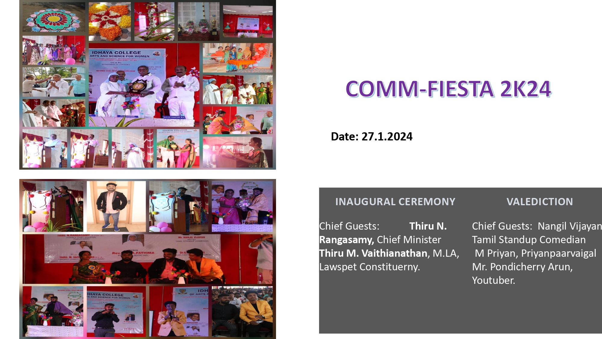 COMM FIESTA 2K24