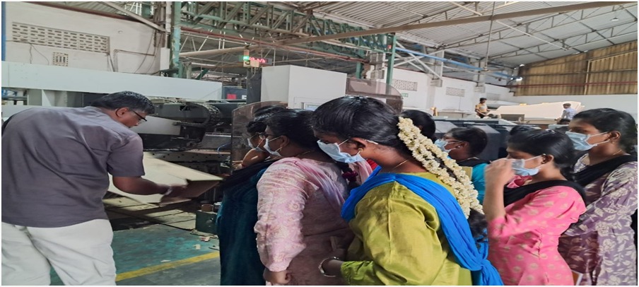 Report on industrial visit to Nithya packaging Pvt. Ltd., puducherry